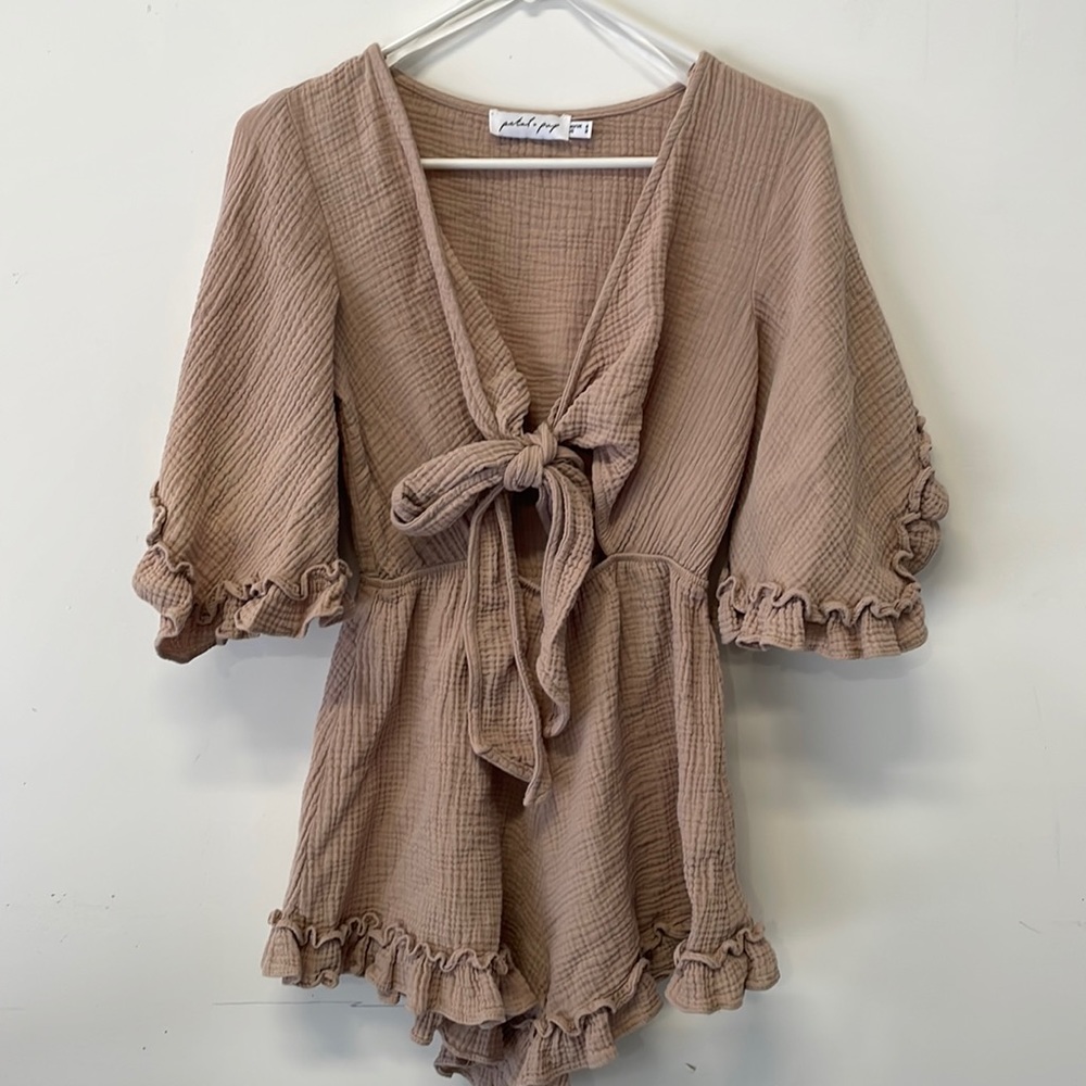 Petal and Pup Key Hole Romper